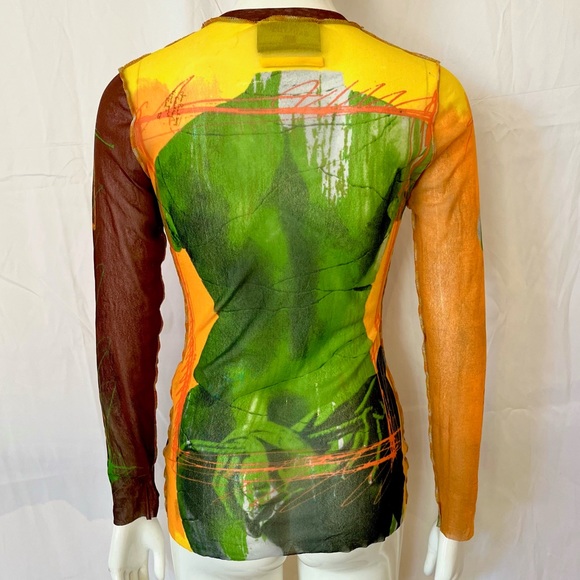 Jean Paul Gaultier Vintage Ancient Greek Venus Mesh Top - Picture 6 of 11